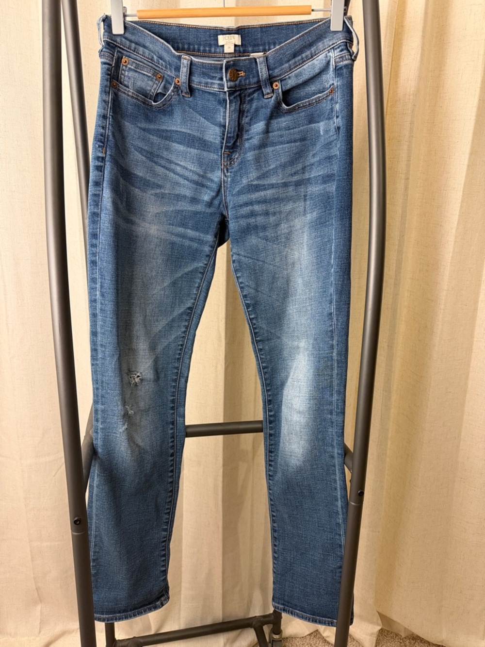 J Crew Women's straight leg Jeans size 26